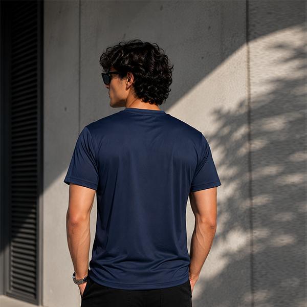 Unisex Sports T-Shirt — Navy (Style 130-26)