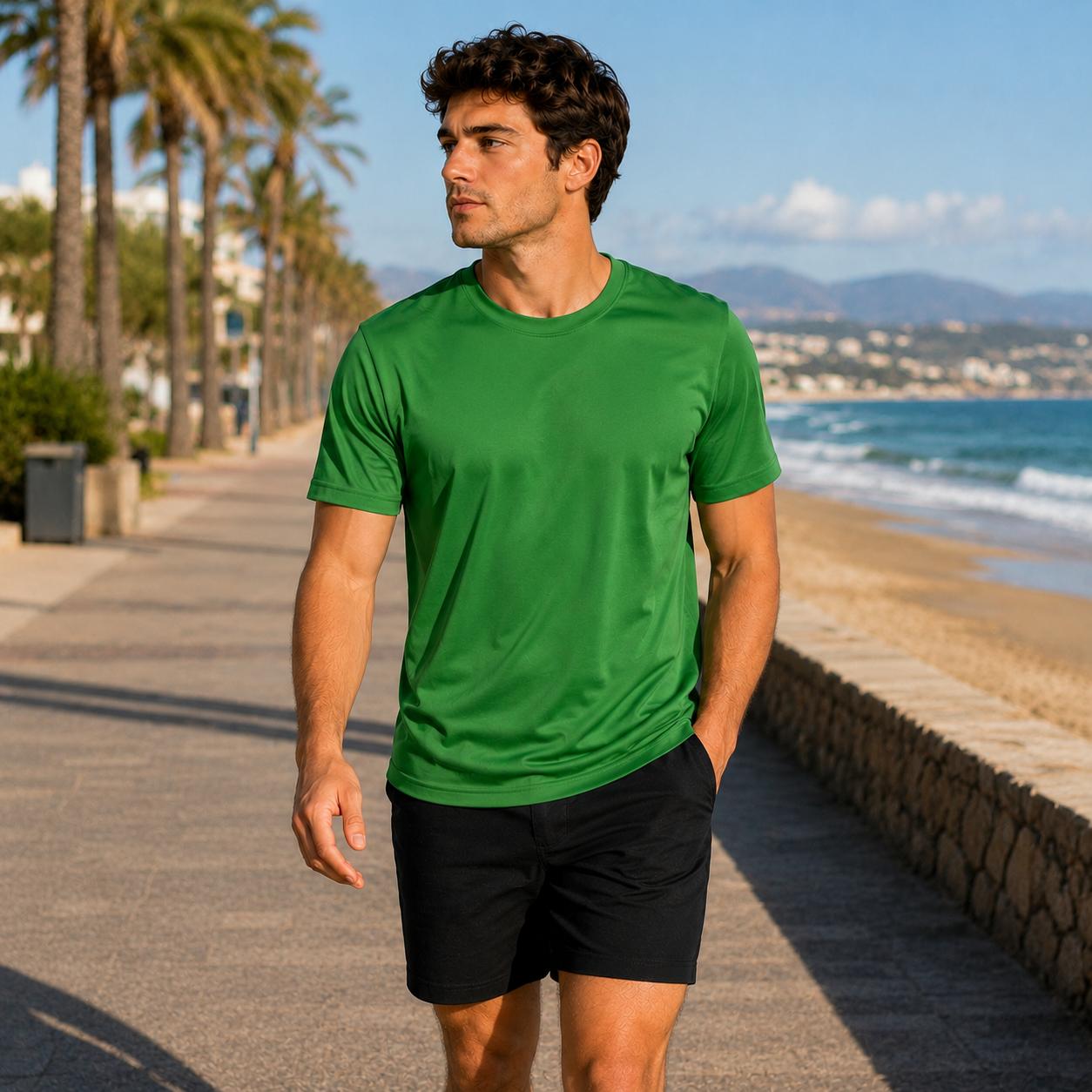 Youth Sports T-Shirt — Green (Style 130-26N)