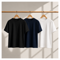 3-Pack Classic Trio — Black/White/Navy (Style 130-26)