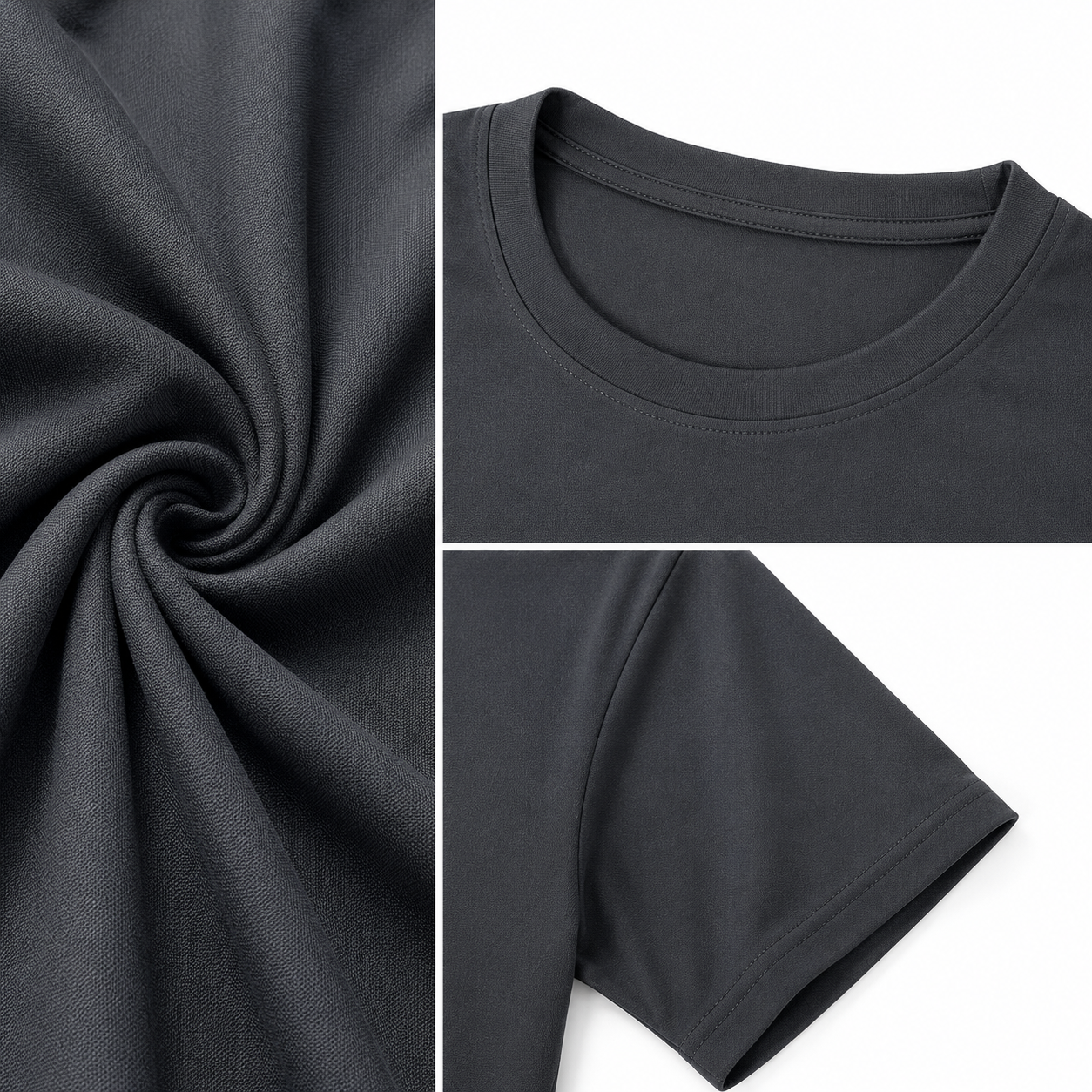 Unisex Sports T-Shirt — Anthracite (Style 130-26)