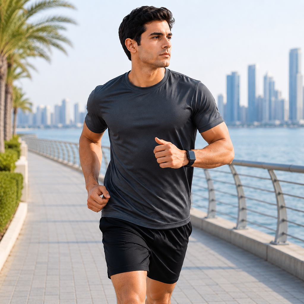 Unisex Sports T-Shirt — Anthracite (Style 130-26)