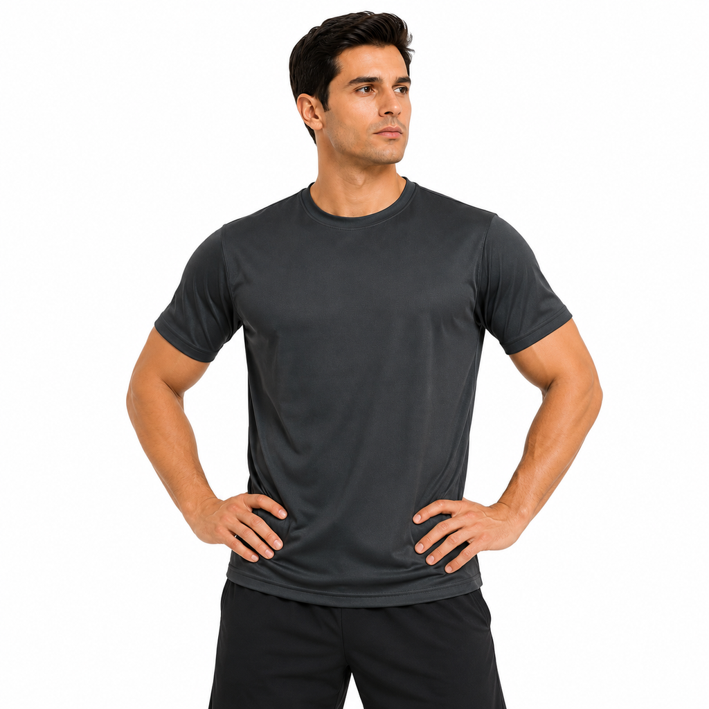 Unisex Sports T-Shirt — Anthracite (Style 130-26)