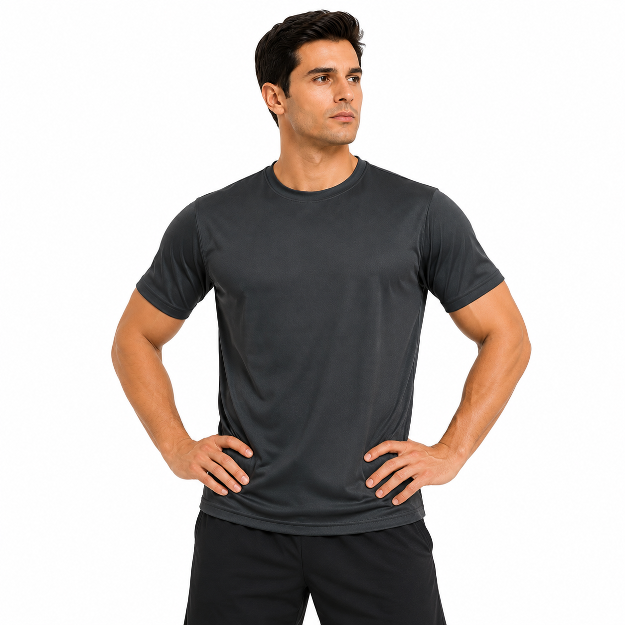 Unisex Sports T-Shirt — Anthracite (Style 130-26)