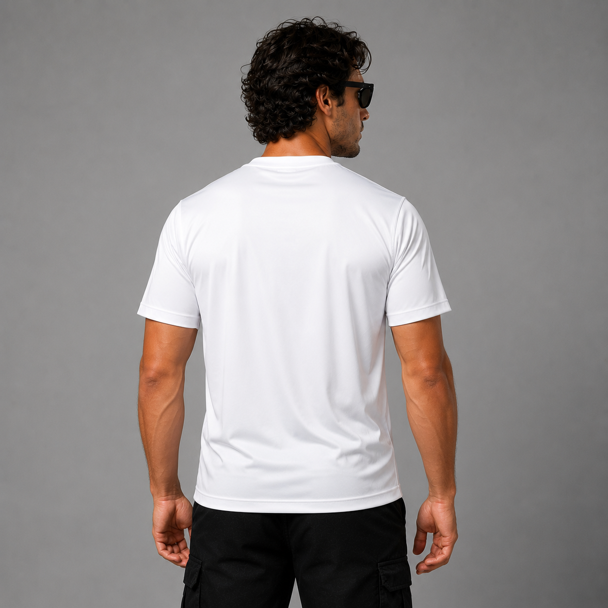 Unisex Sports T-Shirt — White (Style 130-26)